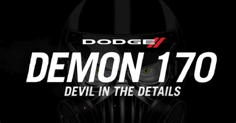 dodge demon 170: devil in the details|Dodge Demon 170: Devil in the Details 